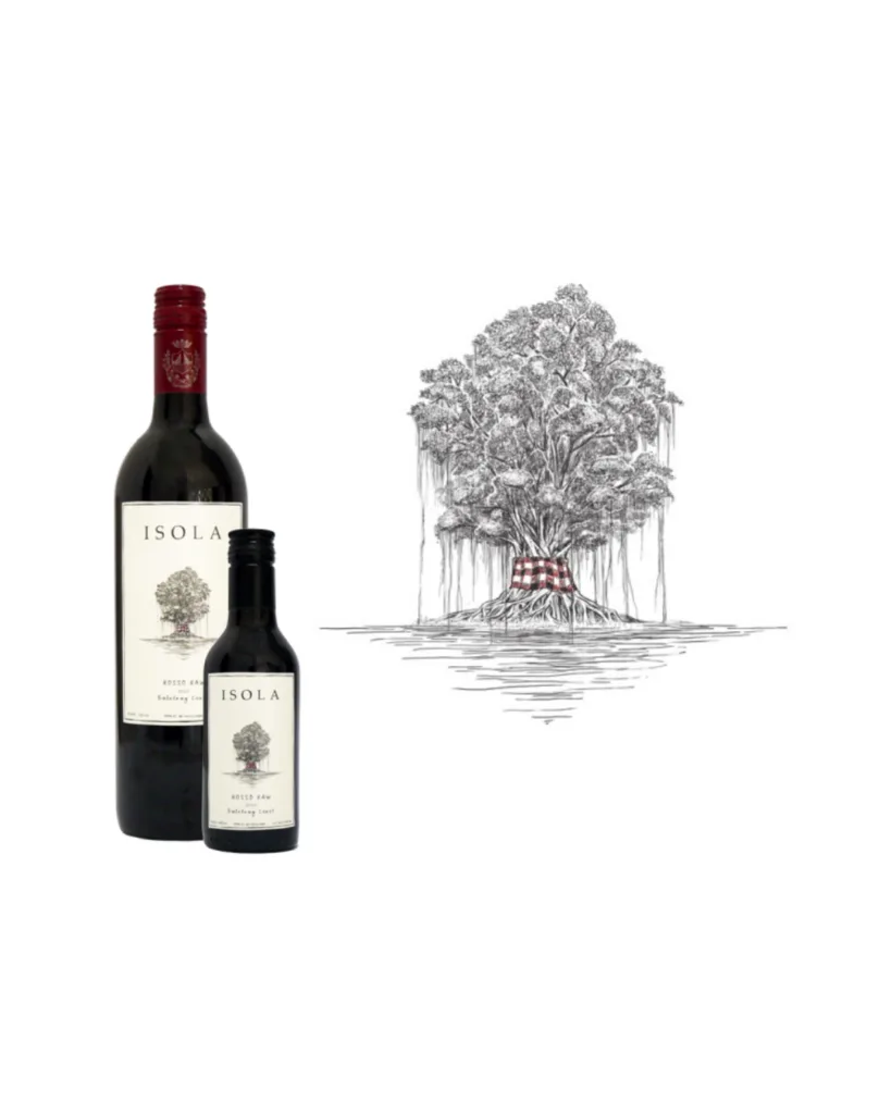 ISOLA ROSSO RAW bottle